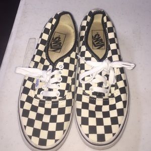 Checkered vans!!