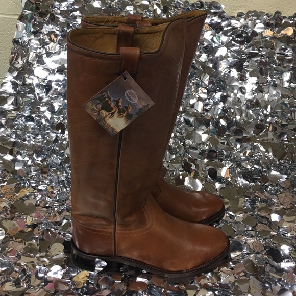 Tall brown boots