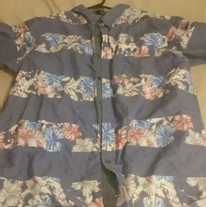 Butting up floral shirt