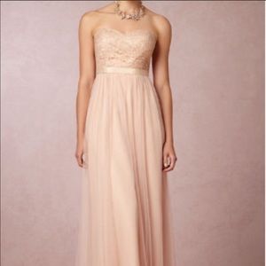 Bhldn Jenny Yoo Juliette dress, pink