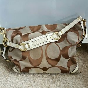 Coach Purse, Brown/Tan