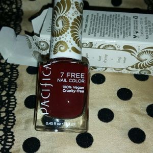Pacifica NIB red nail polish 7 free cruelty free