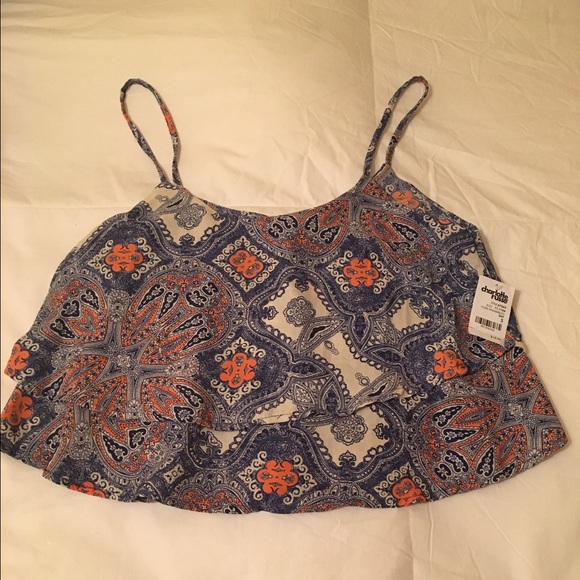 Charlotte Russe paisley top