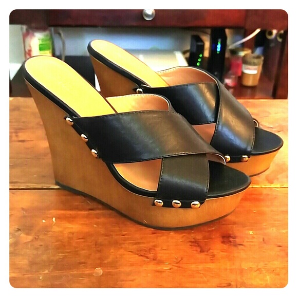 New wedged sandals from Charlotte russe