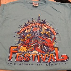 Louisiana shrimp and petroleum festival tshirt