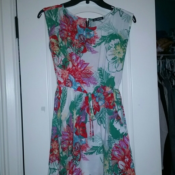 Floral print dress