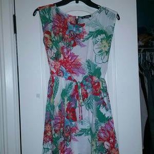 Floral print dress