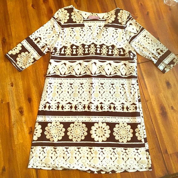 Francesca's Collections Dresses & Skirts - Francesca's Black, white, and gold dress