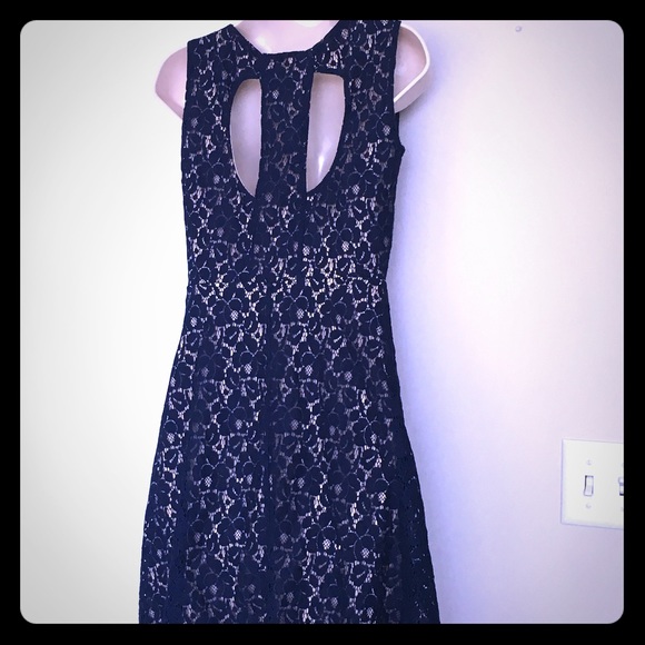 Blue Dress, very fitting, wear to any occasion