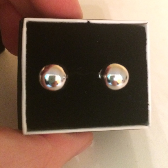 Stainless steel small flat back balls still in box