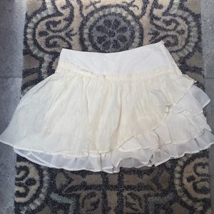 Free People Asymmetrical Ruffle Skirt