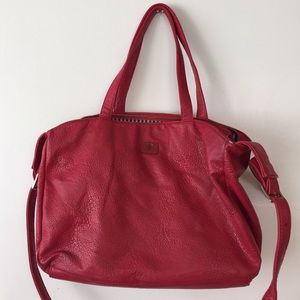 Red handbag