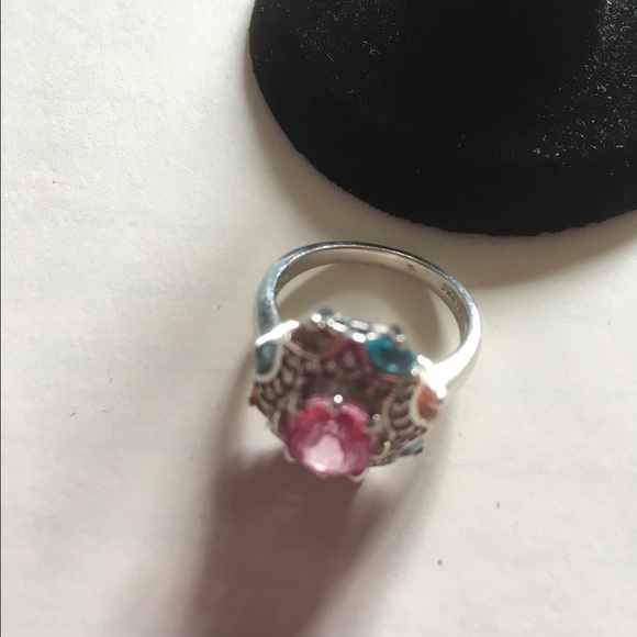 Pink topaz ring - Picture 2 of 4
