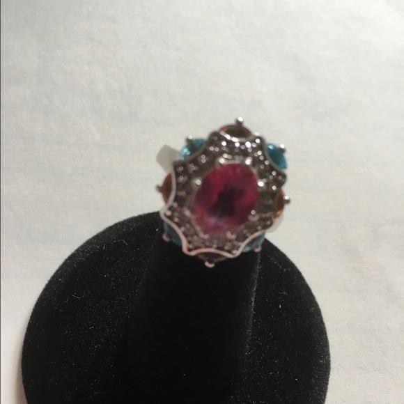 Pink topaz ring - Picture 3 of 4