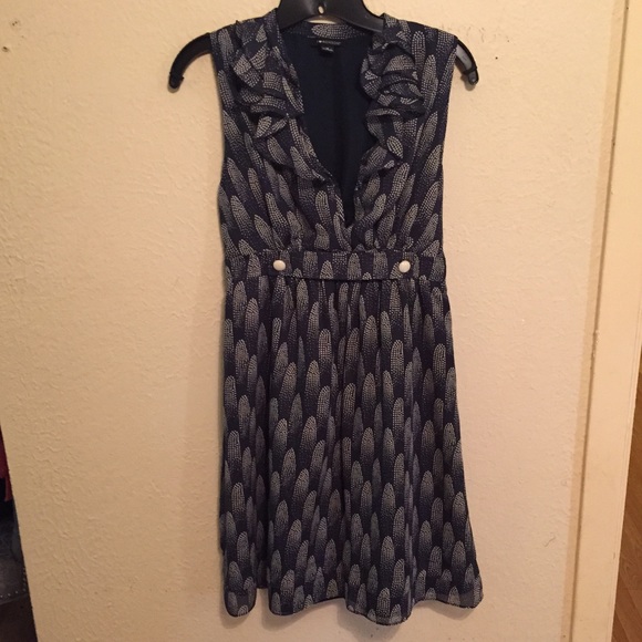 Blue print Ronson dress