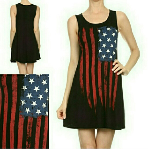 Fashionomics Flag Front Dress/Tee