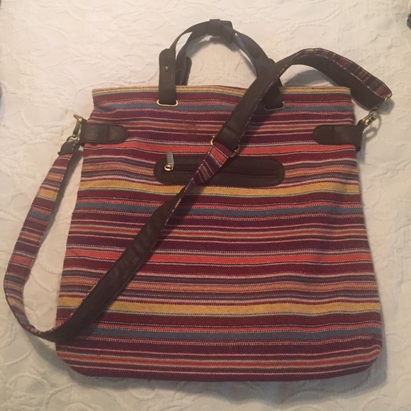 Striped Tote Bag - Picture 1 of 3