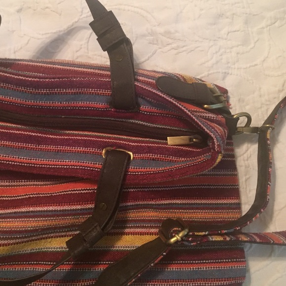 Striped Tote Bag - Picture 2 of 3