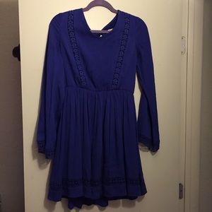 Blue flowy dress from Frencrscas