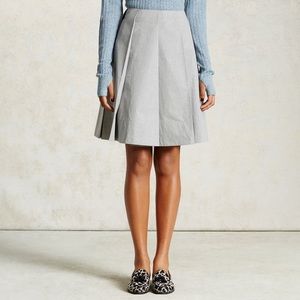Trademark grey pleated skirt