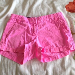 J. Crew Bright Pink Broken-In Chino Shorts