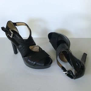 Michael Kors Bergen Madras Platform Black