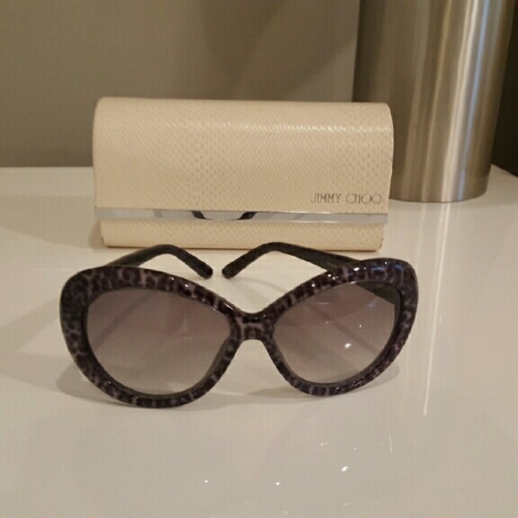 Jimmy Choo Leopard-print sunglasses