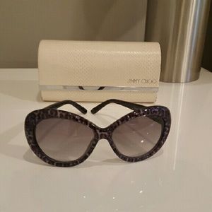Jimmy Choo Leopard-print sunglasses