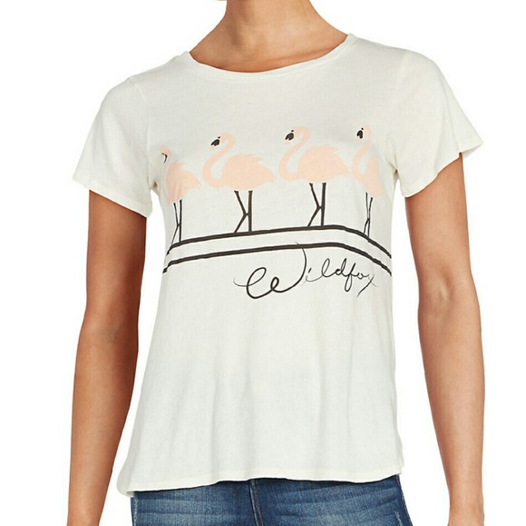 Wildfox Flamingo Tee - Picture 1 of 2