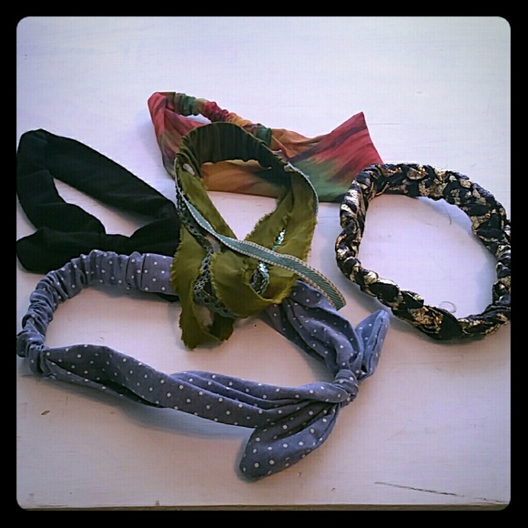 Headbands 5 various styles and colors