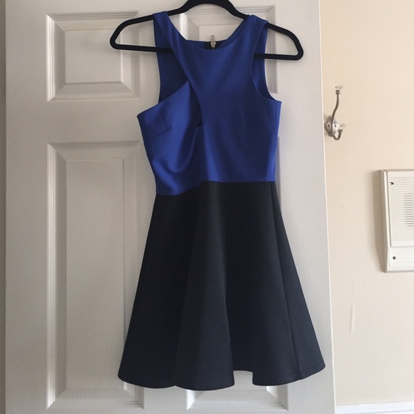 Revolve color block cut out cocktail dress