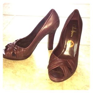 Cole Haan plum heels