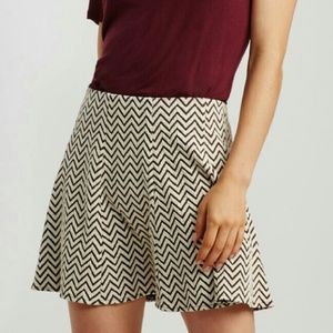 Chevron Textured Skirt