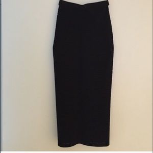 Ronny Kobo black pencil skirt