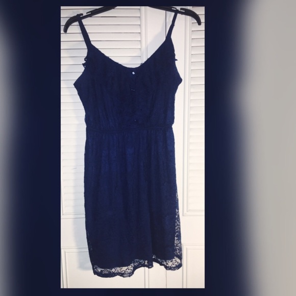 Royal Blue summer lace dress