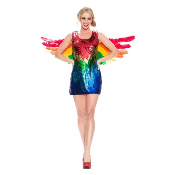 Sequined Parrot/ Pride Dress
