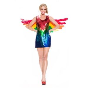 Sequined Parrot/ Pride Dress
