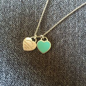 Tiffany & Co Double Heart Necklace
