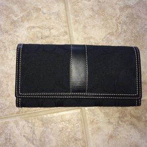 Black Coach wallet - new with tags