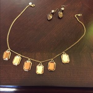 Necklace with jewels