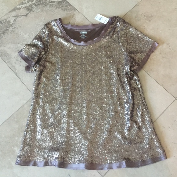 sequin top size 18