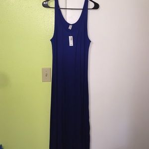 Blue ombré maxi dress.