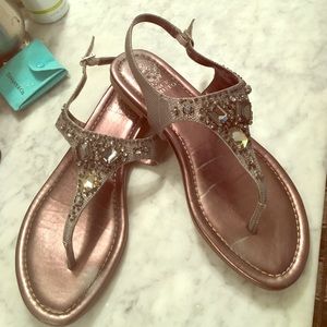Vince Camuto silver sandals