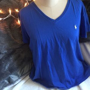 authentic blue Polo tee