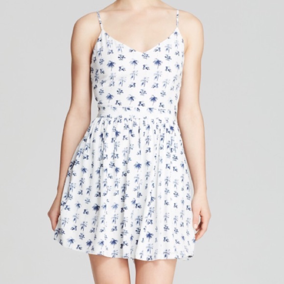 Joie Hudette Palm Tree Dress XS