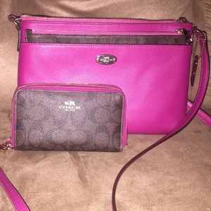 Coach Cross body , crossbody and wallet