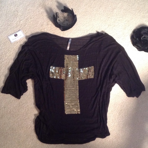 BANGA Gauze Cross Blouse - Picture 1 of 4