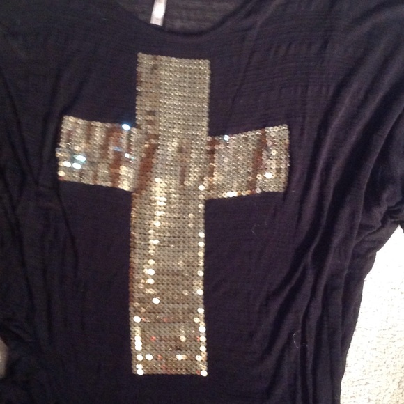 BANGA Gauze Cross Blouse - Picture 2 of 4