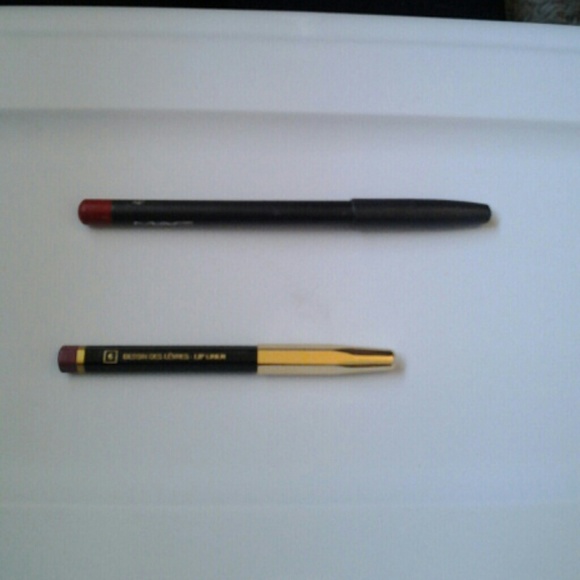 Lip pencils MAC and YvesSaintLaurent