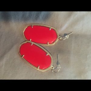 Kendra Scott Red Gold Earrings